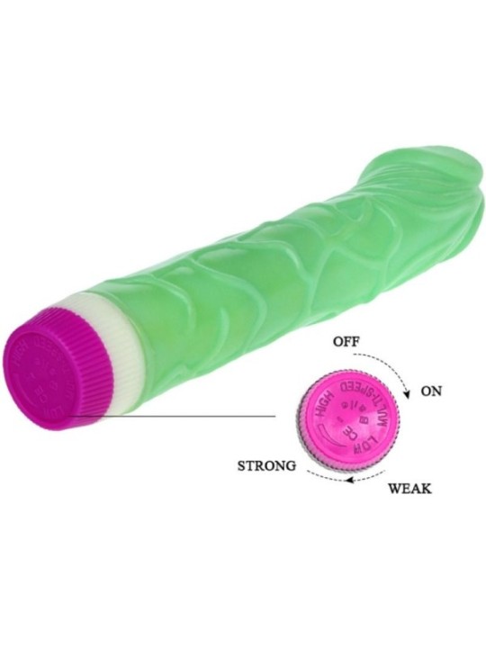 BAILE - VIBRATEUR VAGUES DE PLAISIR 23 CM VERT