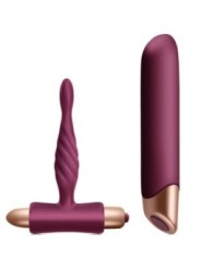 CLIMAXIMUM - KIT RAPTURE VIBRATEUR CLASSIQUE + PLUG ANAL DÉBUTANT