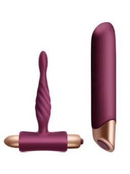 CLIMAXIMUM - KIT RAPTURE VIBRATEUR CLASSIQUE + PLUG ANAL DÉBUTANT