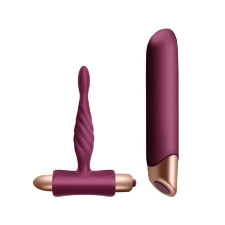 CLIMAXIMUM - KIT RAPTURE VIBRATEUR CLASSIQUE + PLUG ANAL DÉBUTANT