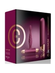 CLIMAXIMUM - KIT RAPTURE VIBRATEUR CLASSIQUE + PLUG ANAL DÉBUTANT