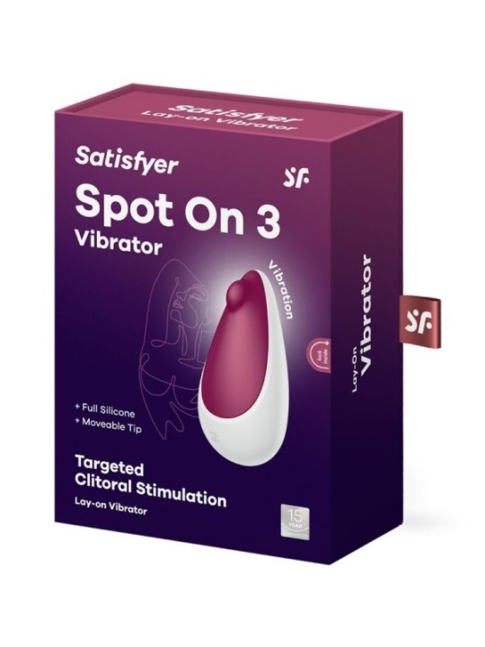 SATISFYER - SPOT ON 3 STIMULATEUR CLITORAL BAIES
