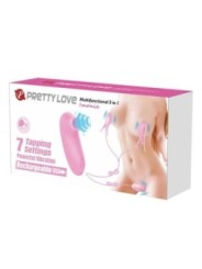 PRETTY LOVE - IMONIE ENSEMBLE MULTIFONCTIONNEL 3 EN 1 AVEC VENTOUSE, TÉTONS ET CLITORIS