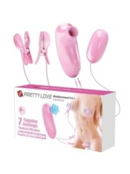 PRETTY LOVE - IMONIE ENSEMBLE MULTIFONCTIONNEL 3 EN 1 AVEC VENTOUSE, TÉTONS ET CLITORIS