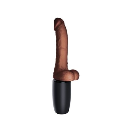 KING COCK - PLUS TRIPLE MENACE TON DE PEAU MARRON