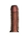 KING COCK - PLUS TRIPLE MENACE TON DE PEAU MARRON