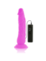 DIVERSIA - DILDO VIBRANT FLEXIBLE VIOLET 21 CM -O- 4.9 CM