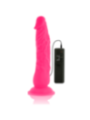 DIVERSIA - DILDO VIBRANT FLEXIBLE ROSE 21 CM -O- 4.9 CM