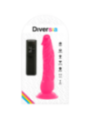 DIVERSIA - DILDO VIBRANT FLEXIBLE ROSE 21 CM -O- 4.9 CM