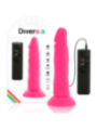 DIVERSIA - DILDO SOUPLE AVEC VIBRATION ROSE 23 CM -O- 4.3 CM