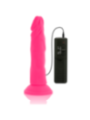 DIVERSIA - DILDO SOUPLE AVEC VIBRATION ROSE 23 CM -O- 4.3 CM