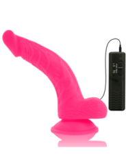 DIVERSIA - DILDO VIBRANT FLEXIBLE ROSE 21.5 CM -O- 4.5 CM