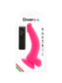 DIVERSIA - DILDO VIBRANT FLEXIBLE ROSE 21.5 CM -O- 4.5 CM