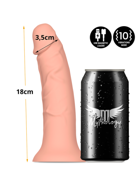 MYTHOLOGY - ASHER ORIGINAL DILDO S - VIBRATEUR COMPATIBLE AVEC LA TECHNOLOGIE SANS FIL WATCHME