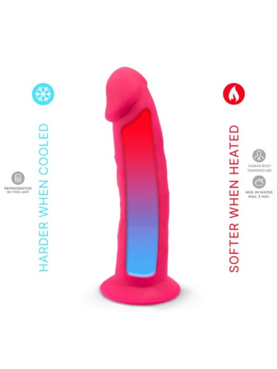 SILEXD - MODÈLE DE PÉNIS RÉALISTE 2 ROSE + TÉLÉCOMMANDE LRS 17 CM
