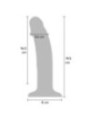 GET REAL - GODEMICHET VIBRANT RÉALISTE EN SILICONE VIOLET 19,5 CM