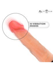 MR INTENSE - JEAN VIBRATEUR HAUT ET BAS EN SILICONE AVEC EFFET CHAUFFANT 24 CM -Ø- 3,8 CM