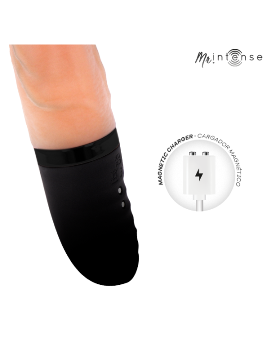 MR INTENSE - JEAN VIBRATEUR HAUT ET BAS EN SILICONE AVEC EFFET CHAUFFANT 24 CM -Ø- 3,8 CM