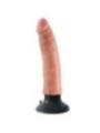 KING COCK - GODE VIBRATEUR 17.78 CM NATUREL