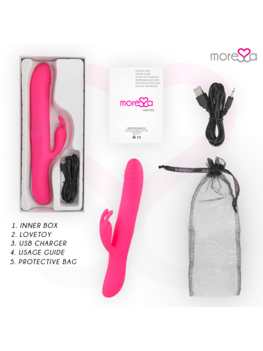 MORESSA - SILICONE RECHARGEABLE DE QUALITÉ SUPÉRIEURE WARREN