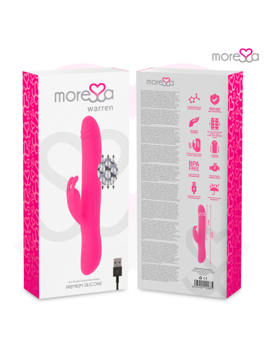 MORESSA - SILICONE RECHARGEABLE DE QUALITÉ SUPÉRIEURE WARREN