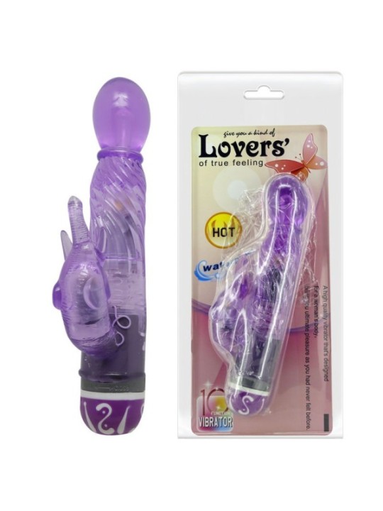 BAILE - VIBRATEUR  VITESSES MULTIPLES AVEC STIMULATEUR LILAS