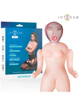 INTENSE DOLLS - POUPÉE GONFLABLE MONIQUE À TROIS ORIFICES