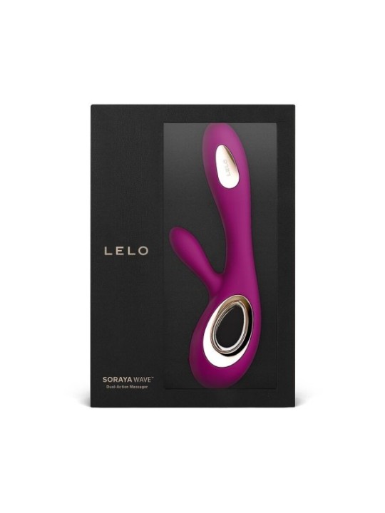 LELO - SORAYA WAVE VIBRATEUR LAPIN DEEP ROSE