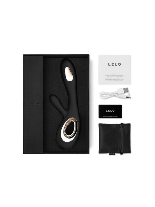 LELO - SORAYA WAVE VIBRATEUR LAPIN NOIR