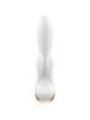 SATISFYER - APPLICATION VIBRATEUR DOUBLE FLEX BLANC