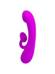 PRETTY LOVE - VIBRATEUR ET SUCCION CLITORISÉ EN SILICONE SINCÈRE VIOLET