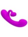 PRETTY LOVE - VIBRATEUR ET SUCCION CLITORISÉ EN SILICONE SINCÈRE VIOLET