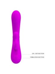 PRETTY LOVE - VIBRATEUR ET SUCCION CLITORISÉ EN SILICONE SINCÈRE VIOLET