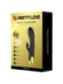PRETTY LOVE - VIBRATEUR DE LUXE RECHARGEABLE NOIR PLAQUÉ OR