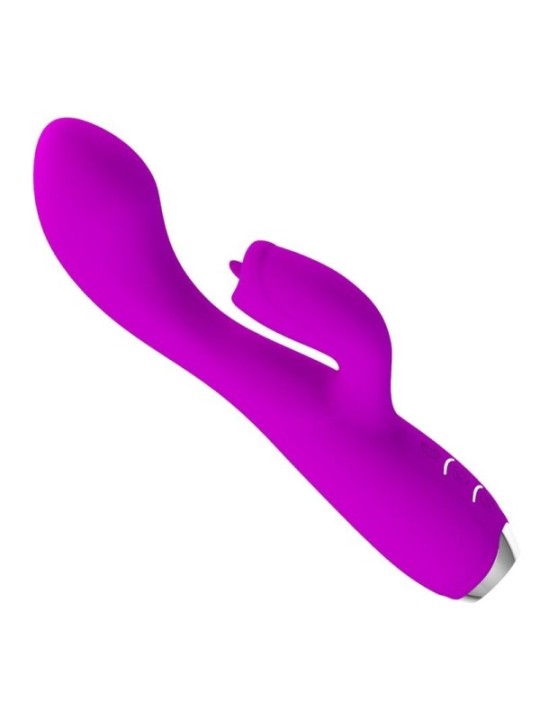 PRETTY LOVE - VIBRATEUR LAPIN RECHARGEABLE GLORIA IMPERMÉABLE VIOLET