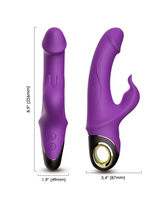 ARMONY - METEROR DILDO VIBRATEUR LAPIN VIOLET