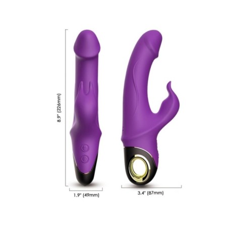 ARMONY - METEROR DILDO VIBRATEUR LAPIN VIOLET