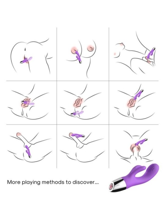 ARMONY - VIBRATEUR LAPIN VIOLET