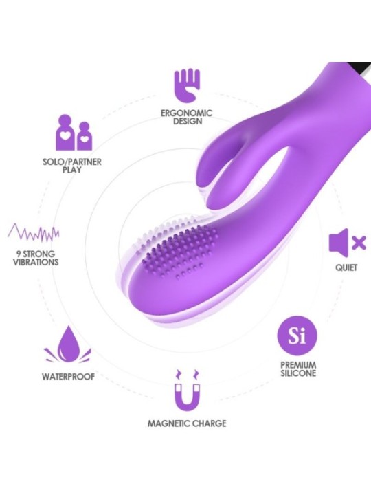 ARMONY - VIBRATEUR LAPIN VIOLET