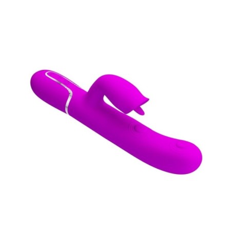 PRETTY LOVE - VIBRATEUR LAPIN À LÉCHER FUCHSIA