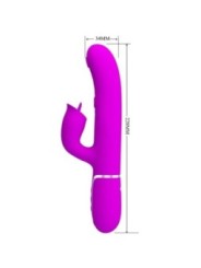 PRETTY LOVE - VIBRATEUR LAPIN À LÉCHER FUCHSIA