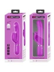 PRETTY LOVE - VIBRATEUR LAPIN À LÉCHER FUCHSIA