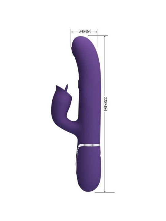 PRETTY LOVE - VIBRATEUR LAPIN À LÉCHER VIOLET