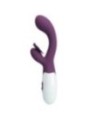 PRETTY LOVE - BUTTERFLY KISS VIBRATEUR RABBIT ET STIMULATEUR DE POINT G VIOLET