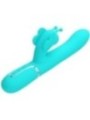 PRETTY LOVE - VIBRATEUR MULTIFONCTION LAPIN 4 EN 1 PAPILLON AQUA VERT