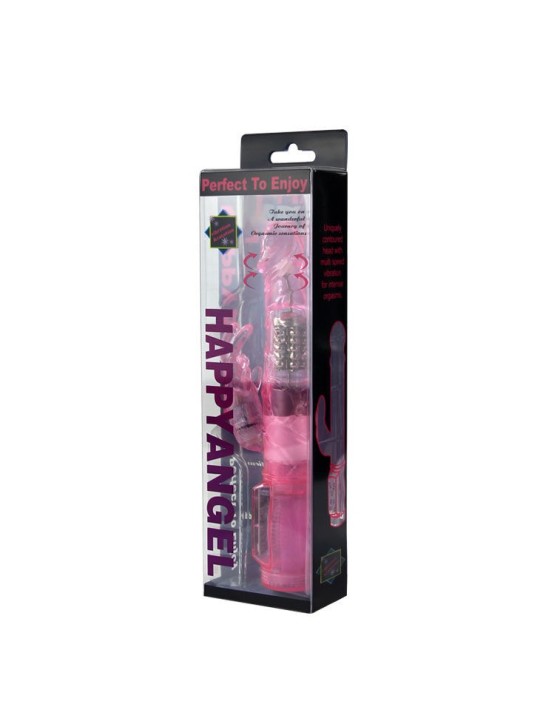 BAILE - MINI ROTATEUR LAPIN ROSE AVEC SUPERSTIMULATEUR
