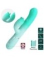 PRETTY LOVE - VIBRATEUR LAPIN MULTIFONCTION GIGI VERT AQUA