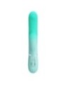 PRETTY LOVE - VIBRATEUR LAPIN MULTIFONCTION GIGI VERT AQUA