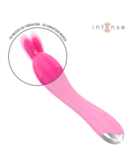 INTENSE - VIBRATEUR CHER AVEC 20 MODES DE MOUVEMENTS ET EMBOUTS INTERCHANGEABLES