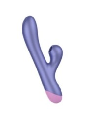 ROMP - PULSE VIBRATEUR DOUBLE POINT G RABBIT BLEU ÉLECTRIQUE